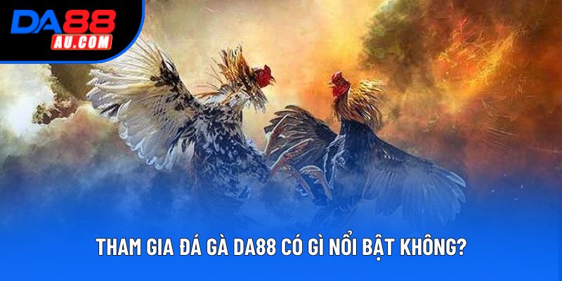 Tham gia đá gà DA88 có gì nổi bật không?